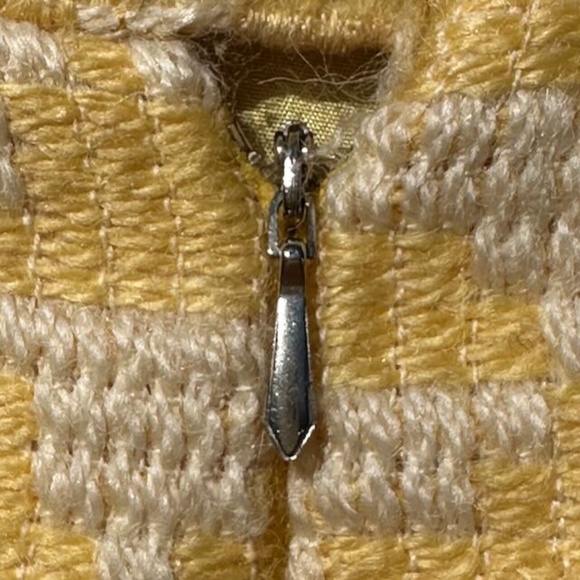 VINTAGE Rosier Patterned Yellow Suit - Picture 6 of 16